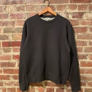 Acne Studios dark heather grey sweatshirt